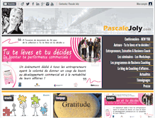 Tablet Screenshot of pascalejoly.com